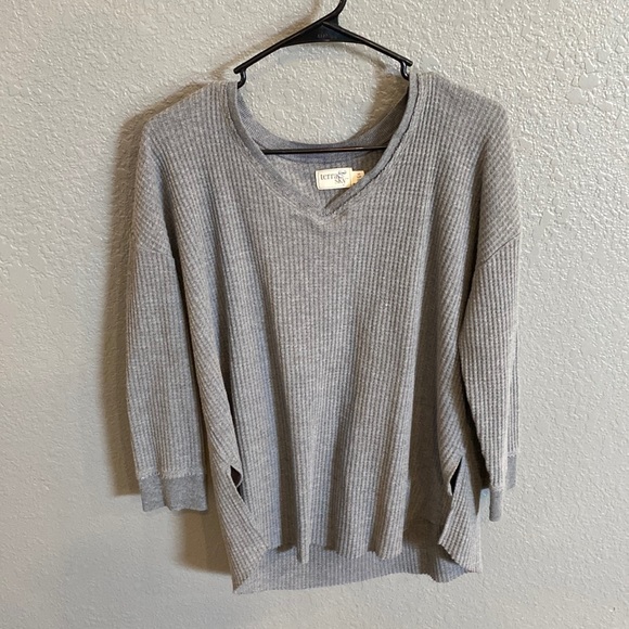 Terra & sky size 0x(14w) grey long sleeve - Picture 1 of 5